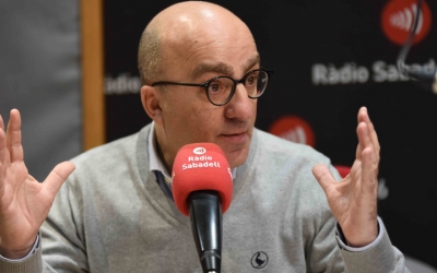 El Síndic Municipal de Greuges, Josep Escartín, ha passat per Ràdio Sabadell abans de deixar el càrrec. Foto: Roger Benet